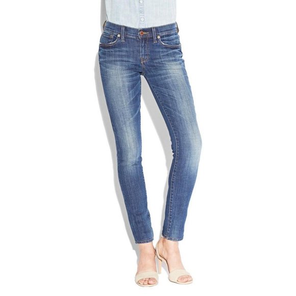 Lucky Brand Denim - LUCKY BRAND Charlie Skinny Jeans Low Rise Stretch Medium Wash Womens Size 26